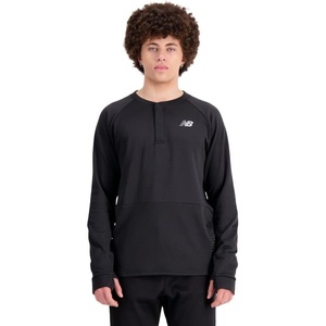 New Balance Mens Nb Heat Grid Crew(Black)