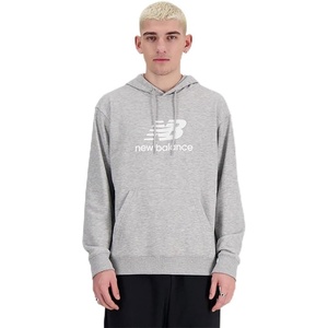 New Balance Men’s Sport Essentials Fleece Logo Hoodie(Athletic Grey)