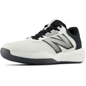 New Balance Womens 696 V6 Tennis Shoe(White/Black)
