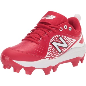 New Balance Women’s Fresh Foam Velo V2 Molded Softball Shoe(Red/White)