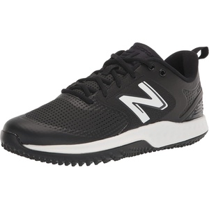 New Balance Women’s Fresh Foam Velo V3 Turf Trainers(Black/White Synthetic)