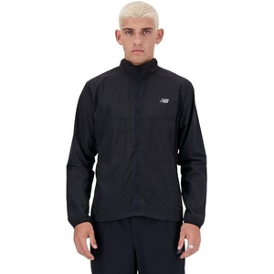 New Balance mens Athletics Packable Jacket(Black)