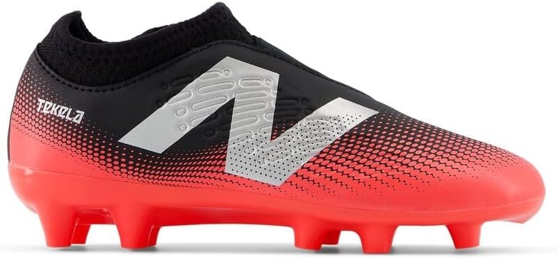 image:imageNew Balance Kids Tekela Magique Fg V4BlackEnergy RedMetallic Silver