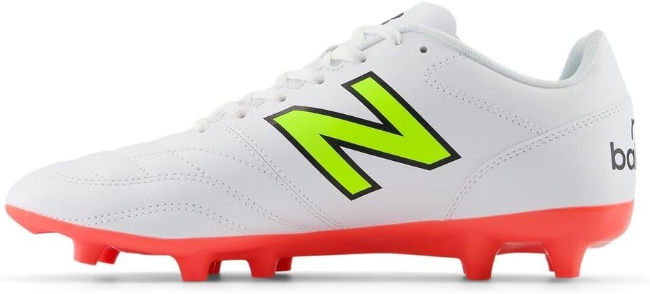 image:imageNew Balance Mens 442 Academy Fg V2 Soccer ShoesWhiteEnergy RedHilite