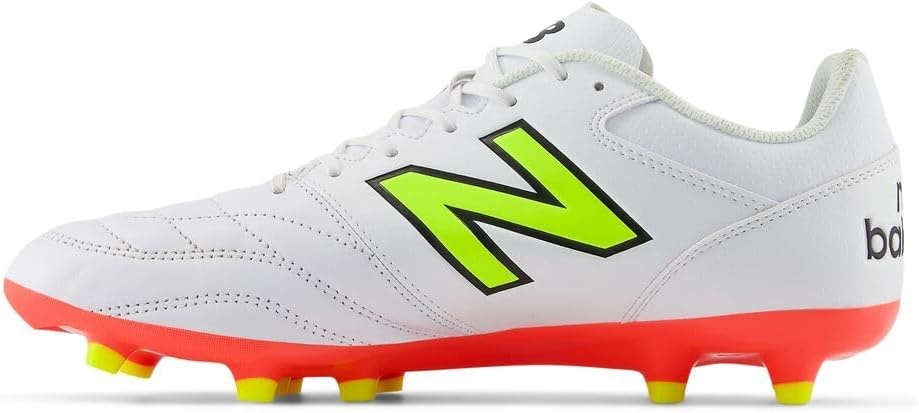 image:imageNew Balance Mens 442 V2 Team FG Soccer ShoeWhiteEnergy RedHilite