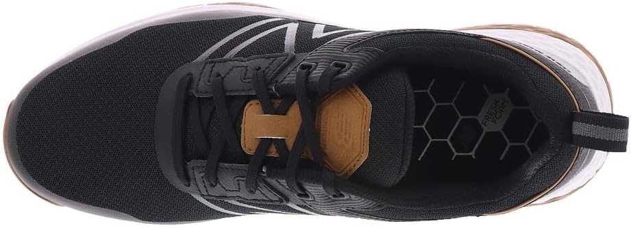 image:imageNew Balance Mens Fresh Foam Contend Golf ShoesBlackGum