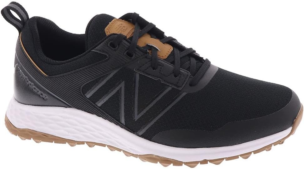 image:imageNew Balance Mens Fresh Foam Contend Golf ShoesBlackGum