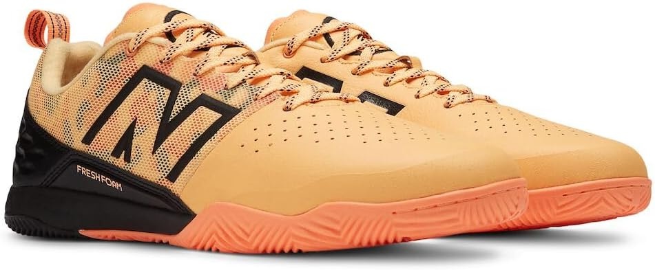 image:imageNew Balance UnisexAdult Audazo Pro in V6Soccer ShoeWhite PeachMangoPhantom