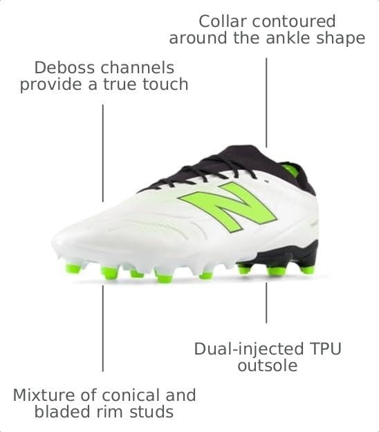 image:imageNew Balance UnisexAdult Tekela Team Low Laced FgWhiteBlackPixel Green