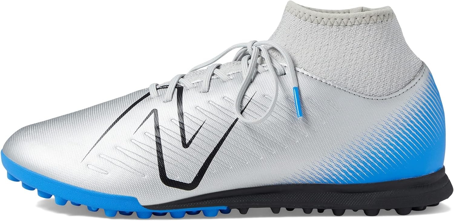 image:imageNew Balance UnisexAdult Tekela V4 Magique TfSoccer ShoeSilverBright LapisBlack
