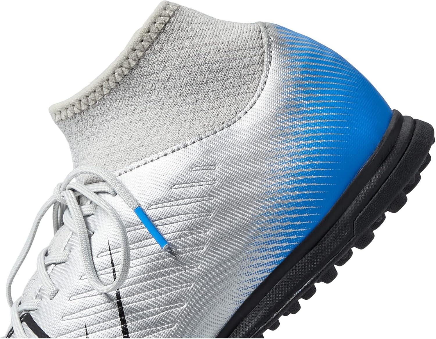 image:imageNew Balance UnisexAdult Tekela V4 Magique TfSoccer ShoeSilverBright LapisBlack