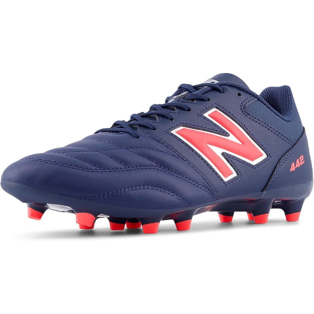 image:imageNew Balance Mens 442 V2 Team FG Soccer ShoeNb NavySilverEnergy Red