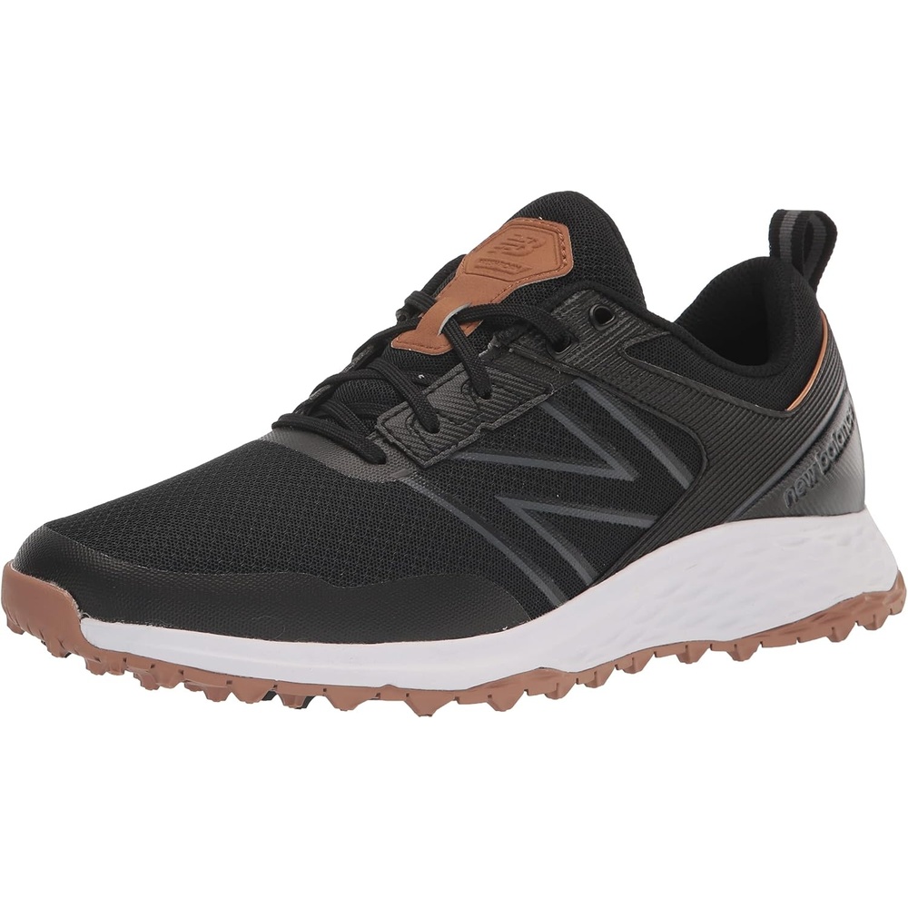 image:imageNew Balance Mens Fresh Foam Contend Golf ShoesBlackGum