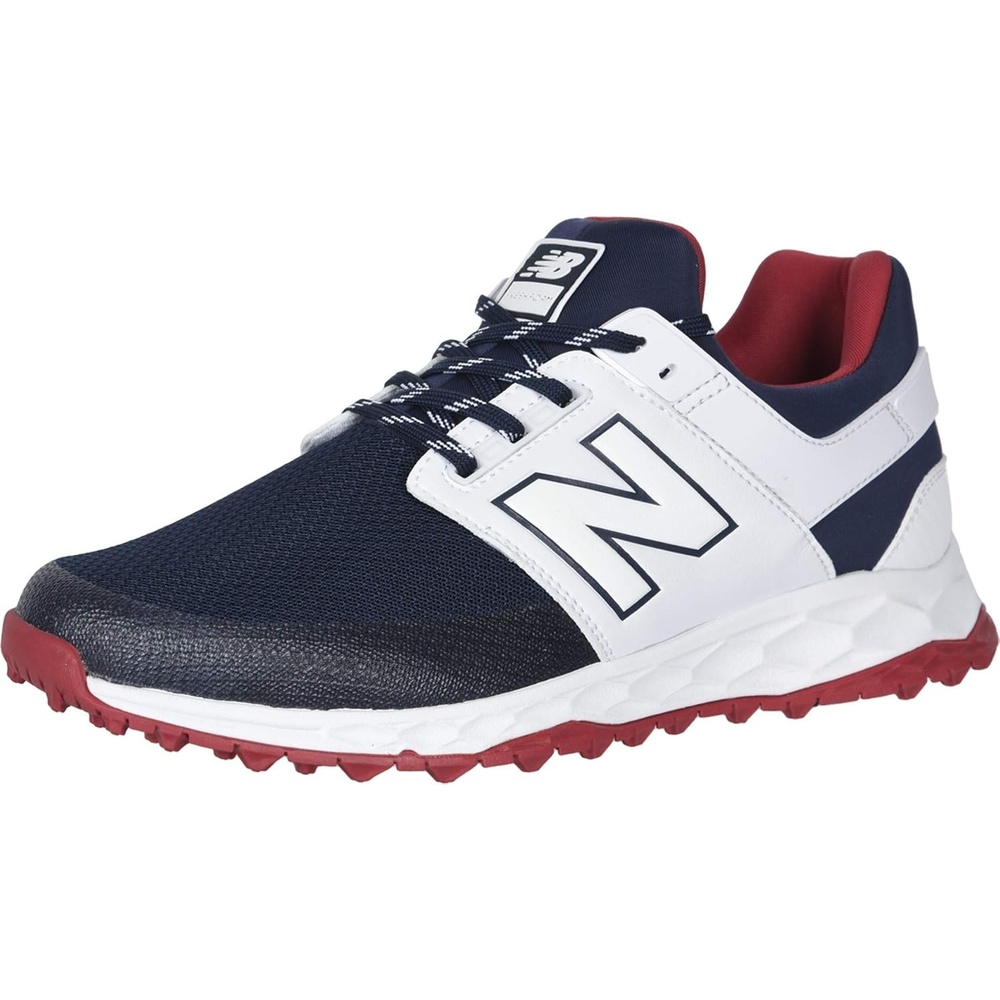 image:imageNew Balance Mens LinksSL Golf ShoeRedWhiteBlue