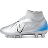 New Balance Boys’ Tekela V4 Magique Fg(Silver/Bright Lapis/Black)