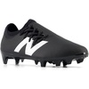 New Balance Kids’ Furon Dispatch Fg V7+ Soccer Shoes(Black/White/True Red)