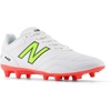 New Balance Men’s 442 Academy Fg V2 Soccer Shoes(White/Energy Red/Hi-lite)