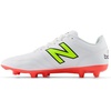 New Balance Men’s 442 Academy Fg V2 Soccer Shoes(White/Energy Red/Hi-lite)