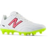New Balance Men’s 442 Academy Fg V2 Soccer Shoes(White/Hi-lite/Black)