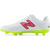 New Balance Men’s 442 Academy Fg V2 Soccer Shoes(White/Hi-lite/Black)