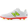 New Balance Men’s 442 V2 Team FG Soccer Shoe(White/Energy Red/Hi-lite)