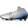 New Balance Men’s Tekela V4 Magia FG Soccer Shoes(Silver/Bright Lapis/Black)