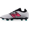 New Balance Men’s Tekela V4 Magia FG Soccer Shoes(White/Hi-lite/Black)