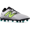 New Balance Men’s Tekela V4 Magia FG Soccer Shoes(White/Hi-lite/Black)