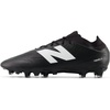 New Balance Unisex-Adult Tekela Team Low Laced Fg(Black/White/Silver)