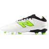 New Balance Unisex-Adult Tekela Team Low Laced Fg(White/Black/Pixel Green)
