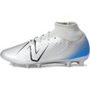 New Balance Unisex-Adult Tekela V4 Magique FgSoccer Shoe(Silver/Bright Lapis/Black)