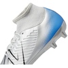 New Balance Unisex-Adult Tekela V4 Magique FgSoccer Shoe(Silver/Bright Lapis/Black)