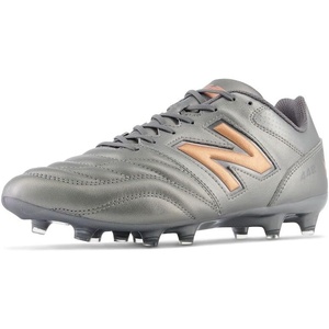 New Balance Men’s 442 V2 Team FG Soccer Shoe(Silver/Graphite/Copper)