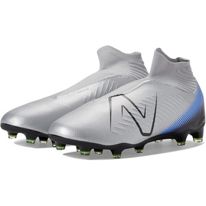 New Balance Men’s Tekela V4 Magia FG Soccer Shoes(Silver/Bright Lapis/Black)