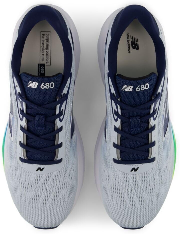 image:imageNew Balance Mens Fresh Foam 680 V8 Waterproof Running Shoes Road Running ShoesLight Zinc BlueAltitude
