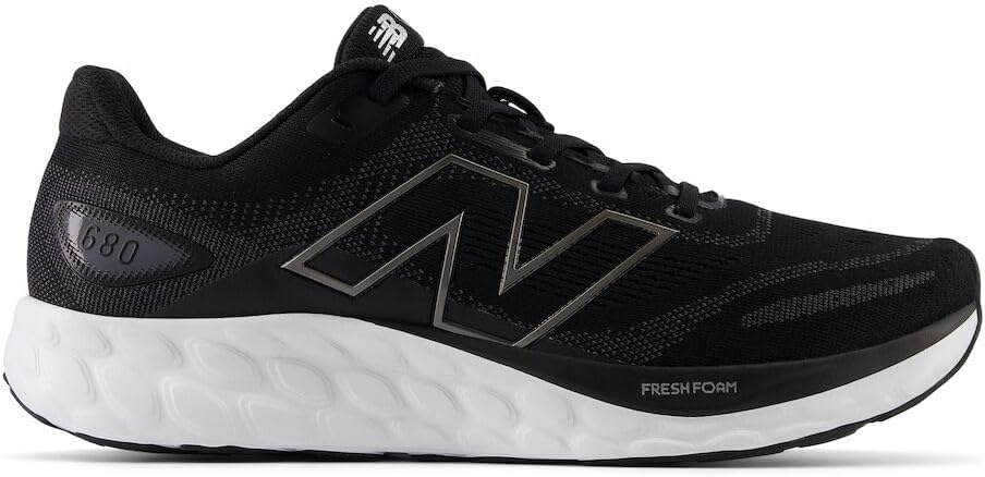 image:imageNew Balance Mens Fresh Foam 680 V8BlackMagnetBlack Metallic
