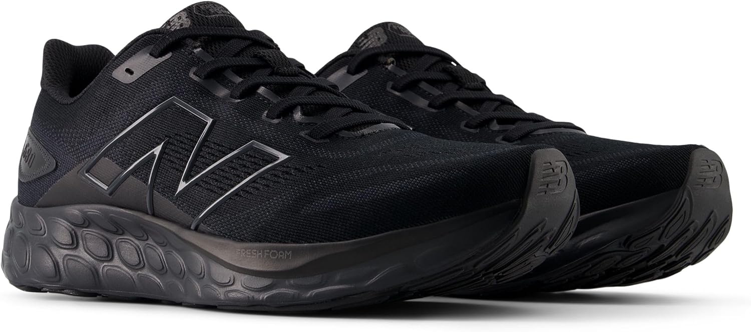 image:imageNew Balance Mens Fresh Foam 680 V8BlackPhantomBlack Metallic