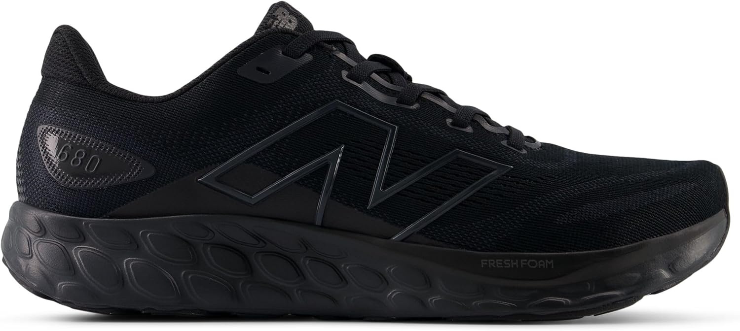 image:imageNew Balance Mens Fresh Foam 680 V8BlackPhantomBlack Metallic