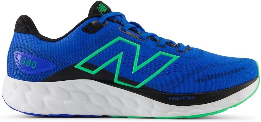 image:imageNew Balance Mens Fresh Foam 680 V8Blue OasisLime LeafBlack