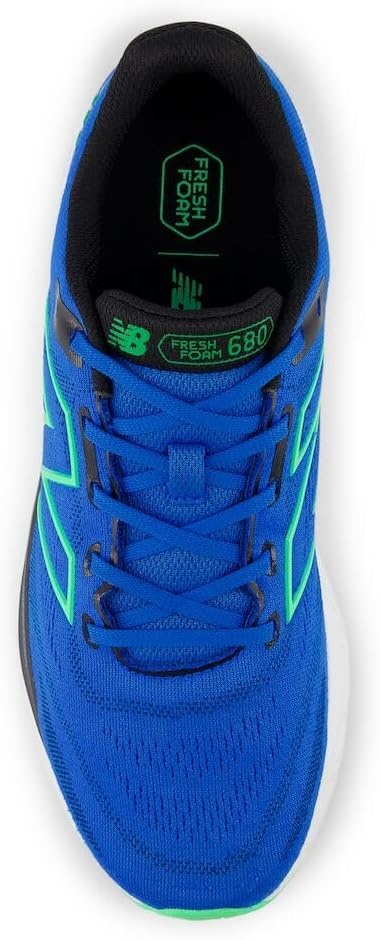 image:imageNew Balance Mens Fresh Foam 680 V8Blue OasisLime LeafBlack
