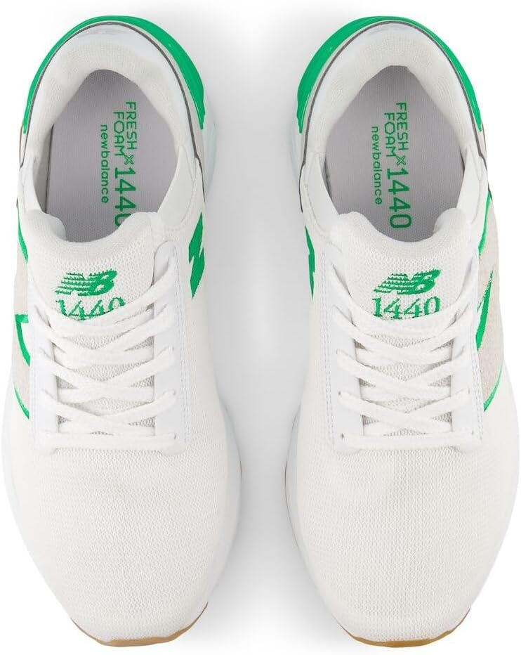 image:imageNew Balance Mens Fresh Foam X 1440 V1WhiteKelly GreenGum 020