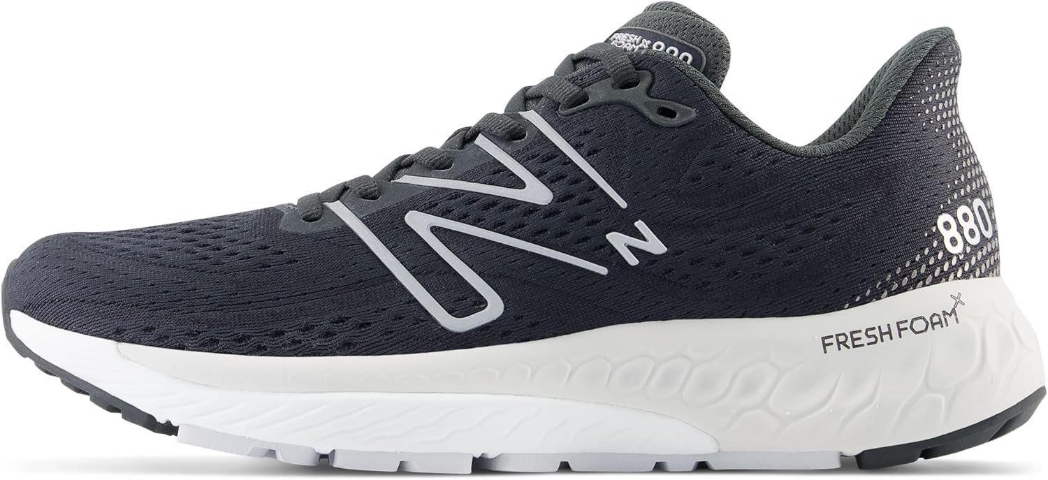 image:imageNew Balance Mens Fresh Foam X 880 V13BlacktopBlackSilver Metallic