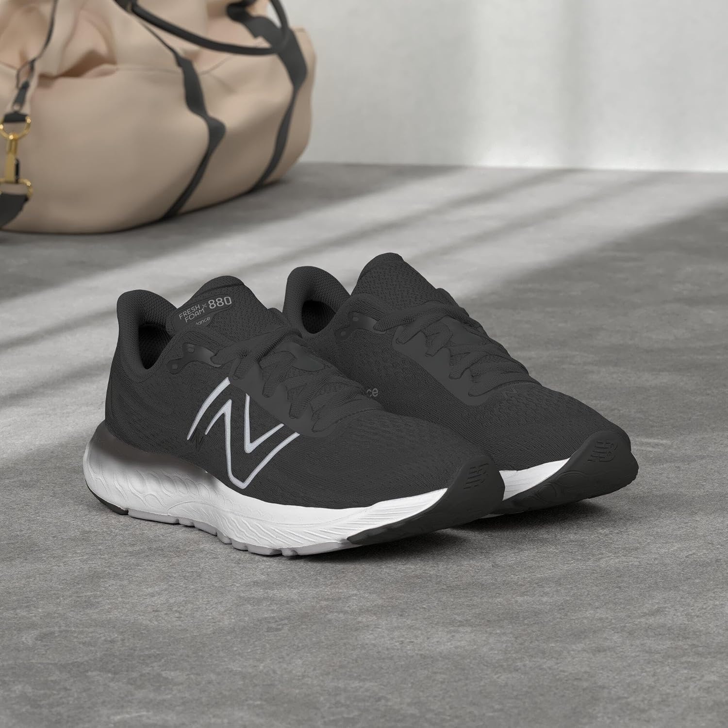 image:imageNew Balance Mens Fresh Foam X 880 V13BlacktopBlackSilver Metallic