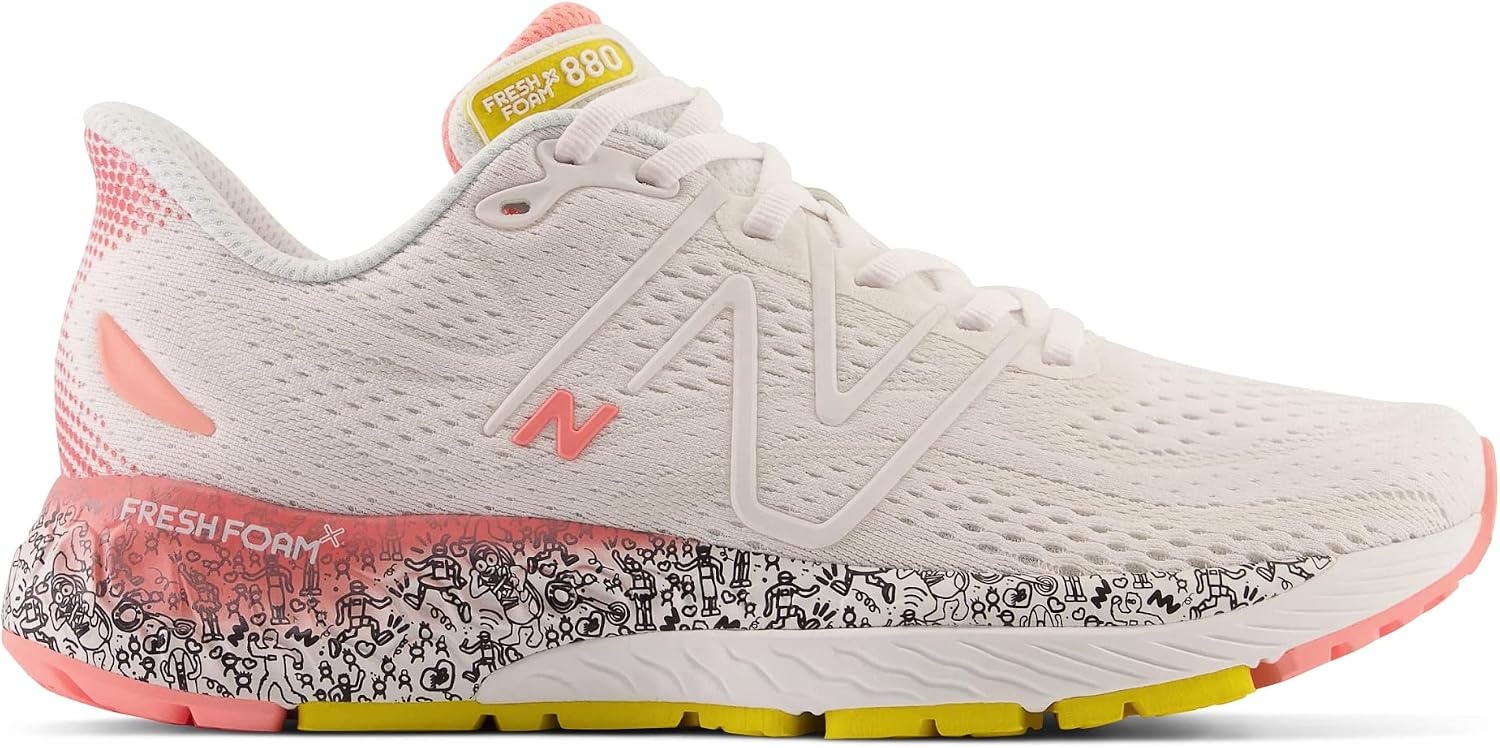 image:imageNew Balance Mens Fresh Foam X 880 V13WhiteGrapefruit