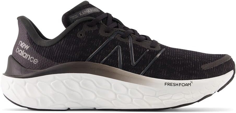 image:imageNew Balance Mens Fresh Foam X Kaiha Road Running ShoesBlackPhantomDark Silver Metallic