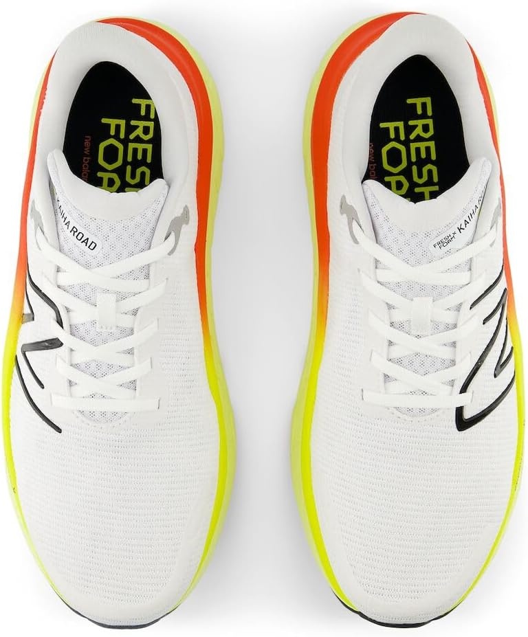 image:imageNew Balance Mens Fresh Foam X Kaiha Road Running ShoesWhiteBlackNeo Flame