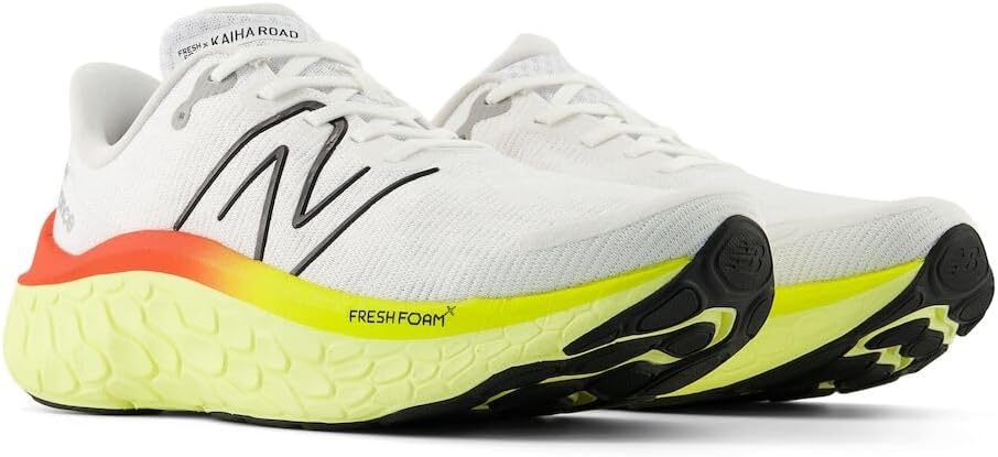 image:imageNew Balance Mens Fresh Foam X Kaiha Road Running ShoesWhiteBlackNeo Flame