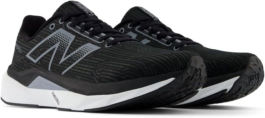 image:imageNew Balance Mens FuelCell Propel V5 Road Running ShoesBlackWhiteSteel