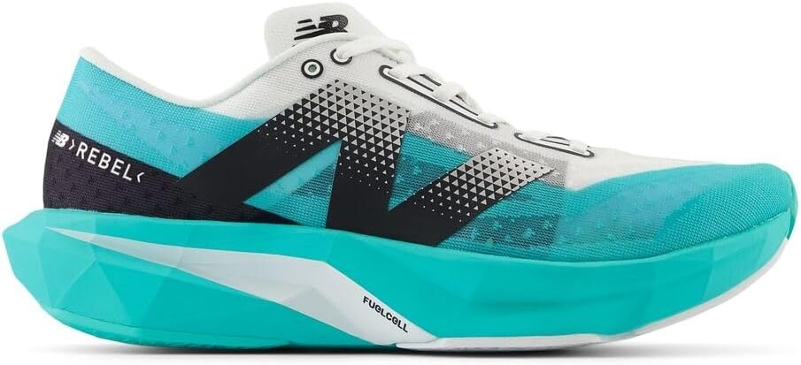 image:imageNew Balance Mens FuelCell Rebel V4 Running ShoesCyber JadeWhiteBlack