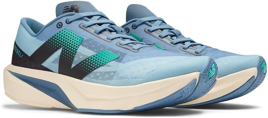 image:imageNew Balance Mens FuelCell Rebel V4 Running ShoesHeron BlueChrome Blue